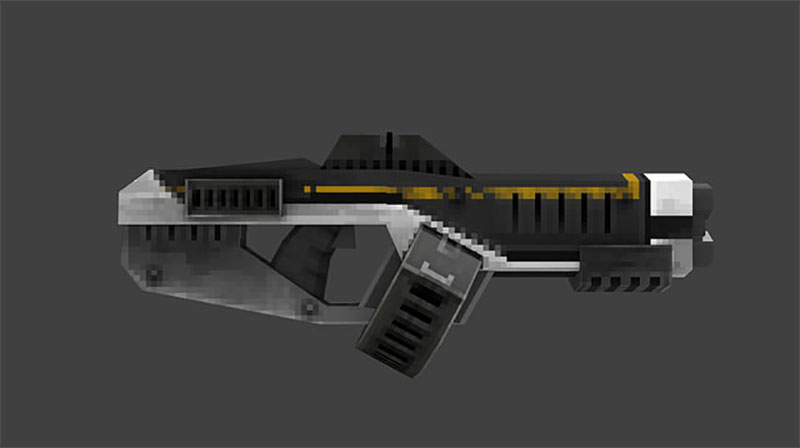 Illustration for article titled A Low-Poly Weapon In A High-Poly World